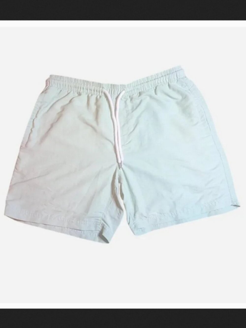 RSQ Men's Green and Blue Nylon Shorts - Size Medium Mint Nylon Shorts